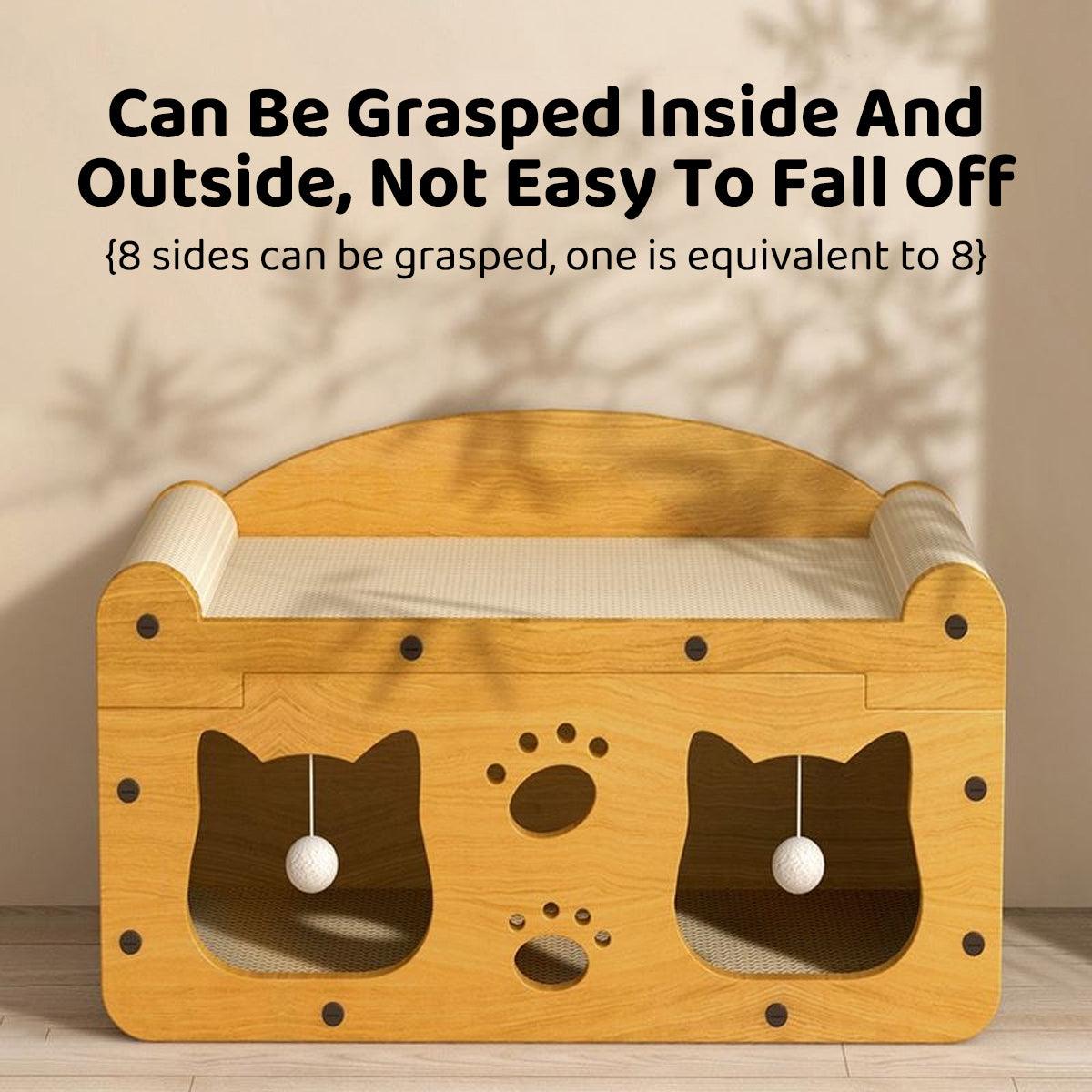 Cat Scratching Board Nest - All in One Wear Resistant Cat Scratching House