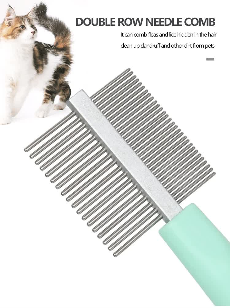 Pink And Blue Complete 5-in-1 Pet Grooming Care Kit