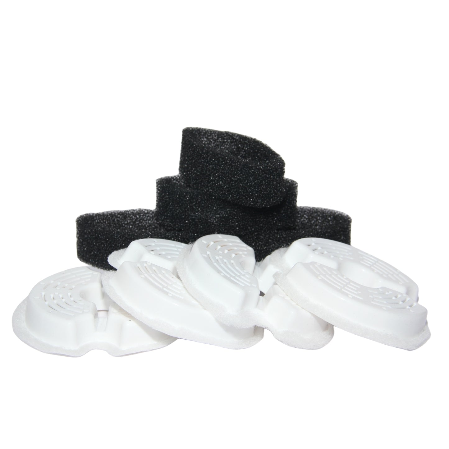 8 x Pet Fountain Filter Replacements and 4 x Foam Filters