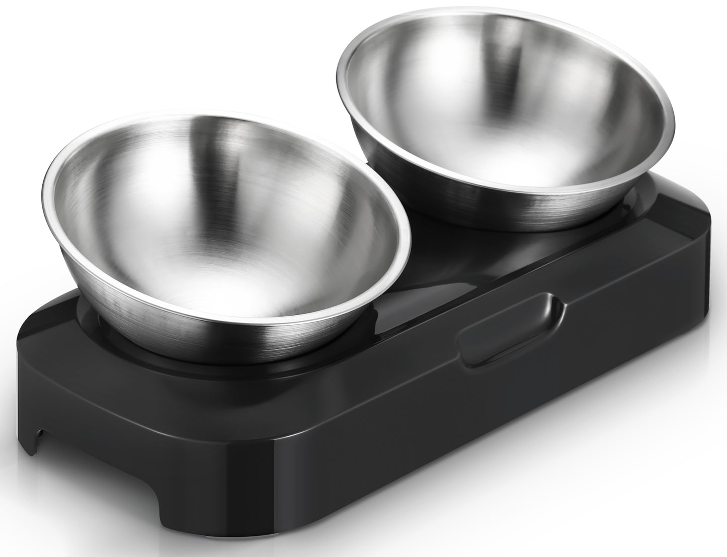 Twin Anti Slip Stainless Steel Pet Bowl