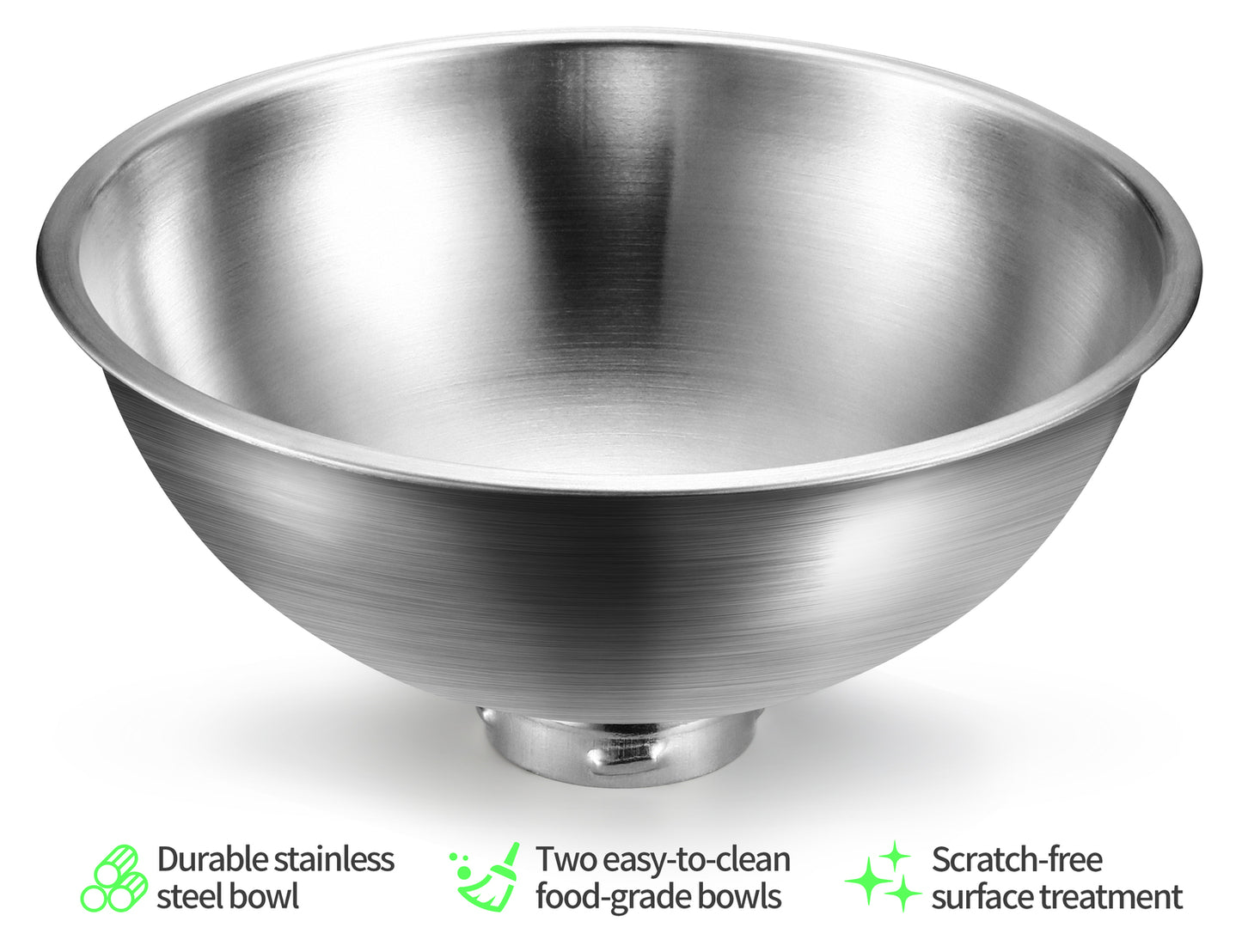 Twin Anti Slip Stainless Steel Pet Bowl