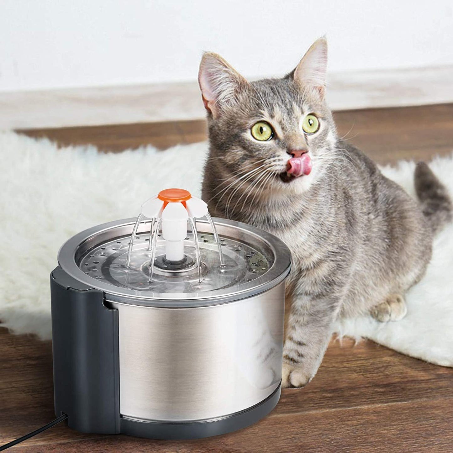 2.5L Stainless Steel Automatic Electric Pet Water Fountain