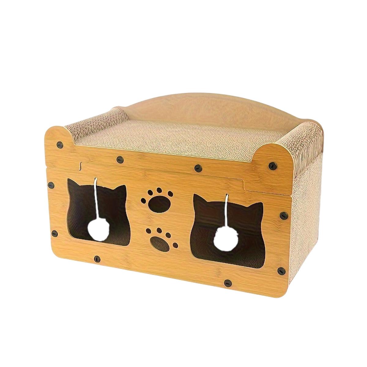 Cat Scratching Board Nest - All in One Wear Resistant Cat Scratching House