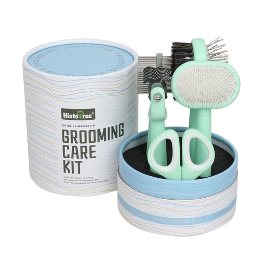 Green And Blue Complete 5-in-1 Pet Grooming Care Kit