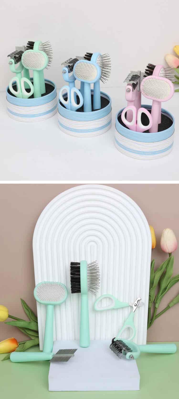 Blue Complete 5-in-1 Pet Grooming Care Kit