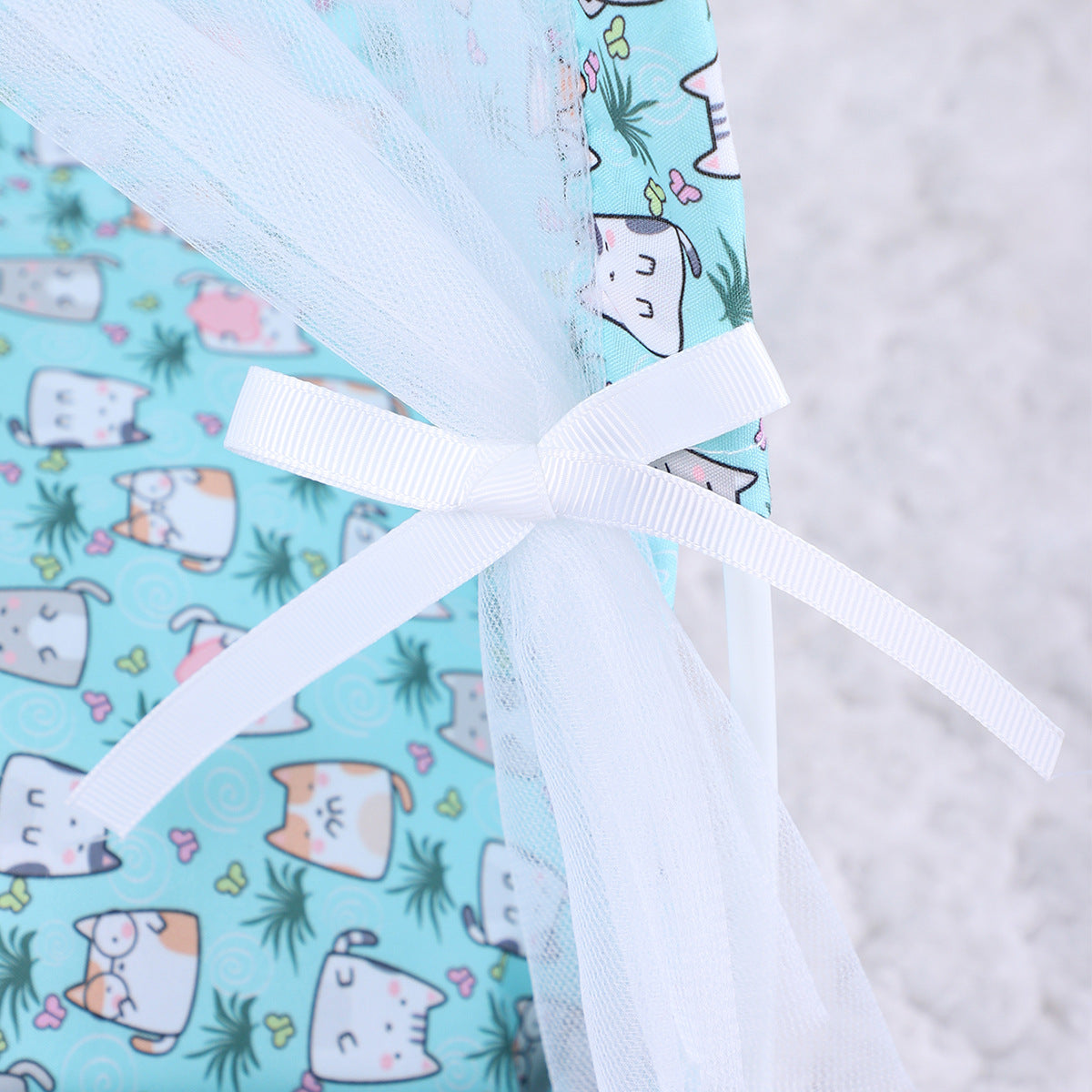 S 35*35CM The Pet Green Bear Cooling Summer Pet Tent